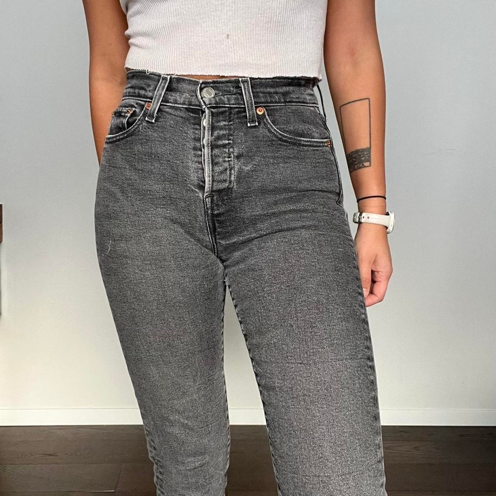 Crust punk patch jeans - Picture 2 of 3